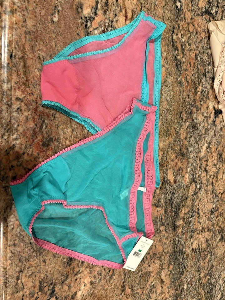 Ongossamer On gossamer 2 Calzoncillos Corte Alto Bragas Talla L Nuevo Con Etiquetas Foto 1 de 1