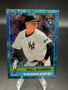 2025 Topps Heritage Will Warren #281 Light Blue Sparkle RC Yankees - Bild 1 von 2