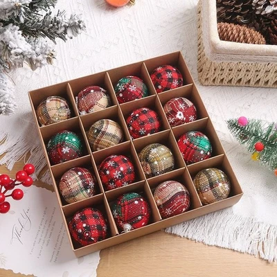 Shatterproof Xmas Hanging Balls Christmas Tree Ornaments  Xmas Party Favors - Image 1 of 4