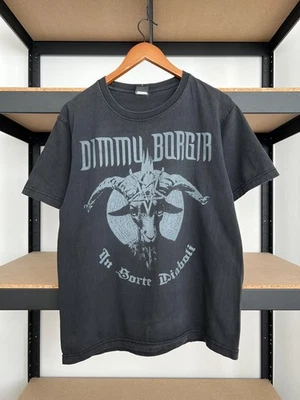 Camiseta negra vintage de los años 2000 Dimmu Borgir en variedad Diaboli banda de metal negro talla L Foto 1 de 4