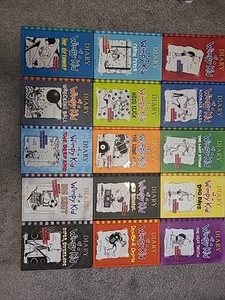 LOT -- Diary of a Wimpy Kid - Paperback / hardcover By Jeff Kinney - ACCEPTABLE - Picture 1 of 2
