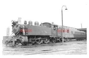 25FF44 RP 1935/80s CENTRAL RAILROAD NEW JERSEY 2-6-2T LOCO #203 E'PORT - Picture 1 of 2