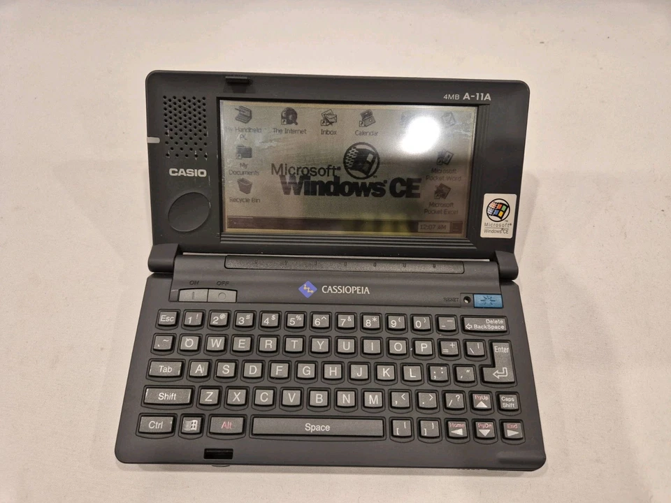 Cassiopeia A-11A PDA Pocket Computer Casio - Image 1 of 4