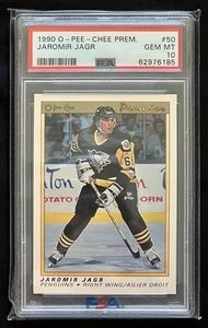 JAROMIR JAGR ROOKIE RC • 1990 O-PEE-CHEE PREMIER #50 PSA 10 GEMA COMO NUEVA 💎 HOF - Imagen 1 de 2