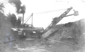 Lote de 8 palas de vapor RPPC de principios de 1900 operación minera, Kansas. Mission Mining Co - Imagen 1 de 8