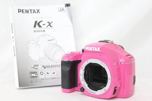Can Be With Convenient Aa Batteries Pentax K-X Sr Pink Digital Single Lens Body - Picture 1 of 7