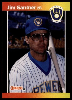 1989 Donruss #264 Jim Gantner - Image 1 of 2