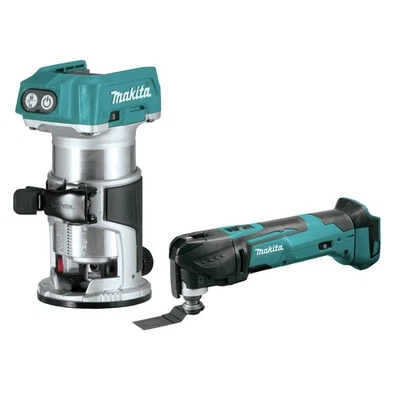 Makita XMT03Z-XTR01Z-BNDL 18V LXT Oscillating Multi-Tool & Router Bundle New - Image 1 of 4