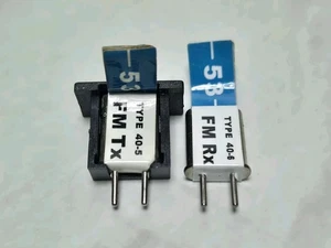 Radio Control RC FM 40MHz Crystals Matching Pair X-Tal Vintage Acoms Radio Gear - Picture 1 of 3