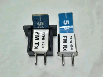 Radio Control RC FM 40MHz Crystals Matching Pair X-Tal Vintage Acoms Radio Gear - Image 1 of 3