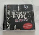 PS1 Resident Evil 3 MINT! CIB w Dino Crisis demo Black Label no scratches