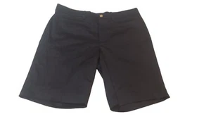 Lauren Ralph Lauren Womens Chino Beach Golf  Flat Shorts 12 Black 10" Inseam - Picture 1 of 14