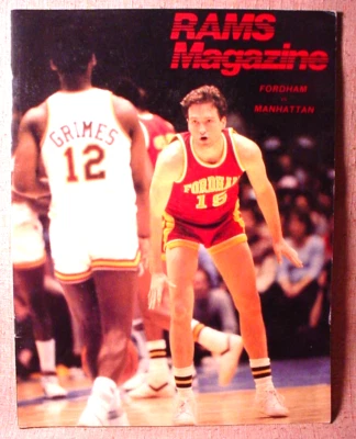 Fordham University Rams Basketball Program - 1984-85 - Complete & Game Used - Image 1 of 4