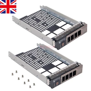 X2 For Dell 3.5" Hard Drive Tray Caddy KG1CH 0KG1CH PowerEdge T330 T430 T630 - Photo 1/13