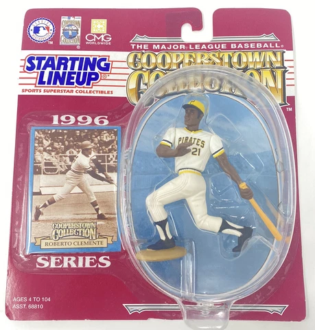 1996 Starting Lineup Roberto Clemente Cooperstown Collection SLU HOF Pirates Cover