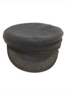 Vintage Navy Wool Fisherman’s Cap Made In France Size 7 3/8 Imper 1843 - Picture 1 of 8
