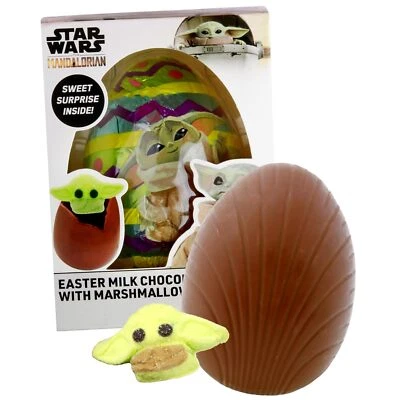 Star Wars Mandalorian Easter Milk Chocolate Egg w/Marshmallow & Surprise 2.12 oz - Image 1 of 4
