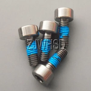 4pcs M3 x 8 Ti tanium Screw Bolt Allen Hex Socket Cap Head with ThreadLocker - Picture 1 of 2