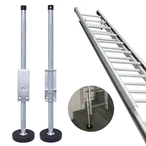 1 Par Nivelador de Escalera Extensión Escalera Pierna Nivelador de Suelo Kit Altura Ajustable - Imagen 1 de 12
