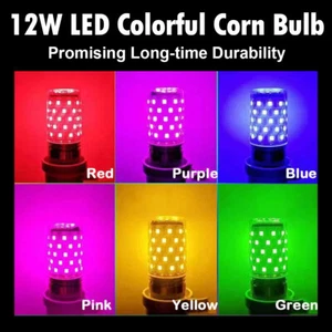 E27 Led Colorful Corn Bulb Lampada Ac220v Lamps 270 Beam Light No Flash 2835smd - Picture 1 of 13