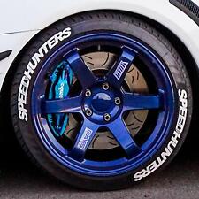 Permanent Tire Lettering Stickers Speedhunters 16"-22"  1"  8x kits