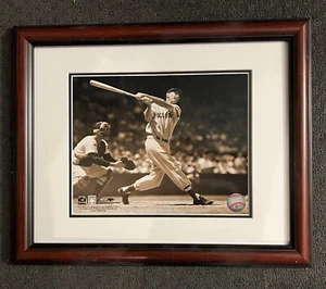 Ted Williams Boston Red Sox 8x10 Photo in 11x14 Double Matted Cherry Frame #8020 - Picture 1 of 1