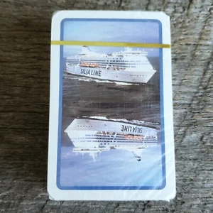 Carte da gioco Silja Line STEAMSHIPS mazzo completo nuove sigillate NOS - Foto 1 di 5
