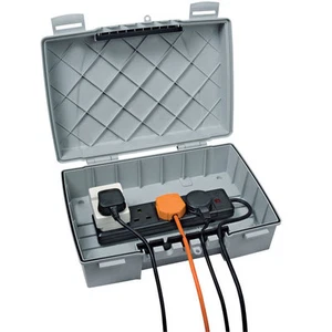 Timeguard Weatherproof IP55 Outdoor power box with 4gang 13AMP socket - TPS401 - Imagen 1 de 2