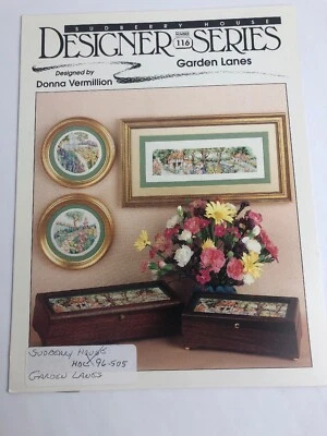 Sudberry Houses Garden Lanes by Donna Vermillion Cross Stitch Pattern - Image 1 of 4