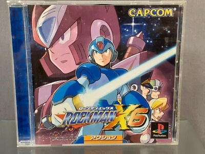SONY Playstation 1 PS1 Rockman X6 Megaman X6 Japanese Version Boxed - Image 1 of 2