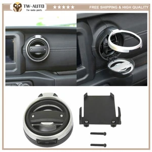 Air Condition Outlet Vent Cup Holder Fits for Jeep Wrangler JL JK 2007-2022 - Picture 1 of 7