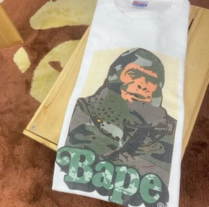 1997 A Bathing Ape Planet Of The Apes Caesar Hanes White T M Bape Nigo Rare Vintage - Bild 1 von 8