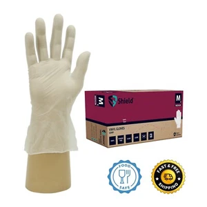 Clear Vinyl Disposable Gloves, Powder Latex Free, Food Safe, 100, 200, 500, 1000 - Picture 1 of 24