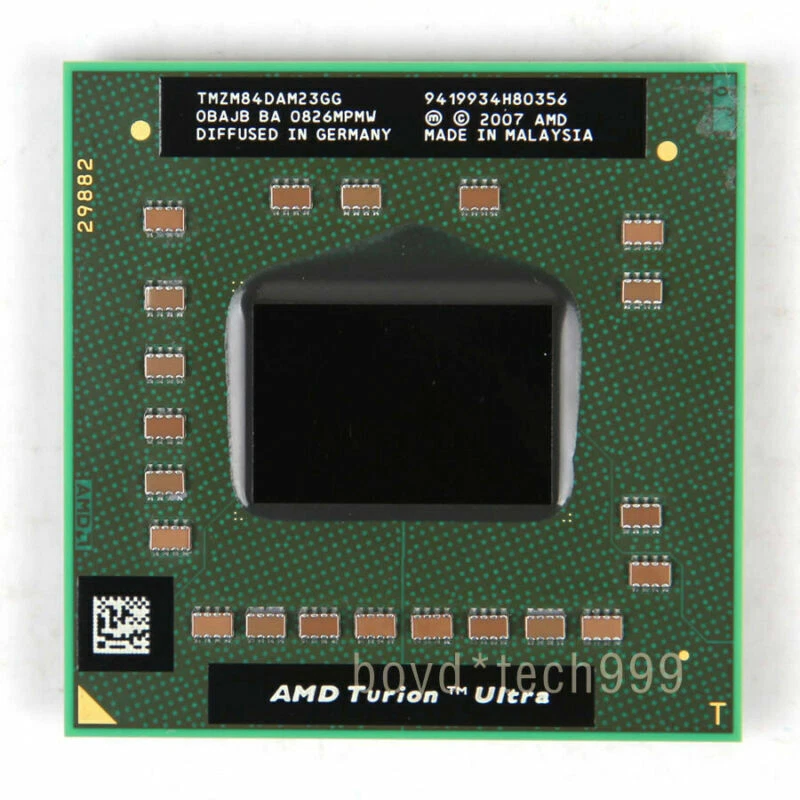 AMD Turion X2 Ultra ZM-84 Dual-Core CPU TMZM84DAM23GG 2.3 GHz 1800 MHz Socket S1 - Image 1 of 1