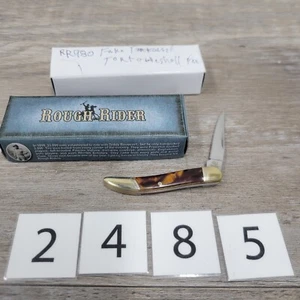 Rough Rider Mini Toothpick Knife Tortoise Shell Tiny RR980 - Picture 1 of 6