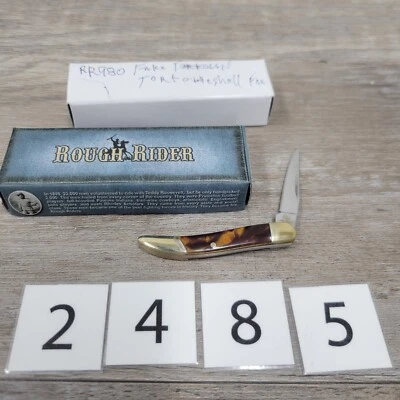 Rough Rider мини зубочистка нож черепаховый панцирь крошечный RR980 - Изображение 1 из 4