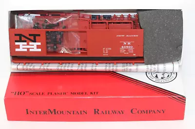 InterMountain  40611-01 HO PS-1 50' DD Box Car NH 40500 Red NIB kit NIB - Image 1 of 2