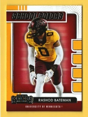 2021 Panini Contenders Draft Picks School Colors #16 Rashod Bateman - Minnesota - Image 1 of 2