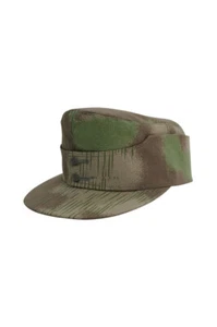 WWII German Marsh Sumpfsmuster 44 with Splinter Color Camo M43 field cap L - Picture 1 of 2