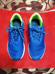 Boys - Athletic Works Royal Blue Lace Up Sneakers - Sz 5 Y - Picture 1 of 5