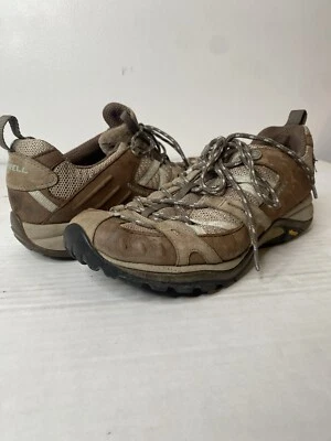Merrell Vibram Womens 10 Performance Footwear Olive Hiking Trail Shoes J16962 - Image 1 of 4