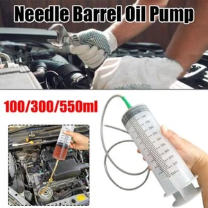 Aspirateur d'huile 100/300/550 ml seringue à vide pistolet extracteur pompe transmission NEUF✅ - Photo 1/16