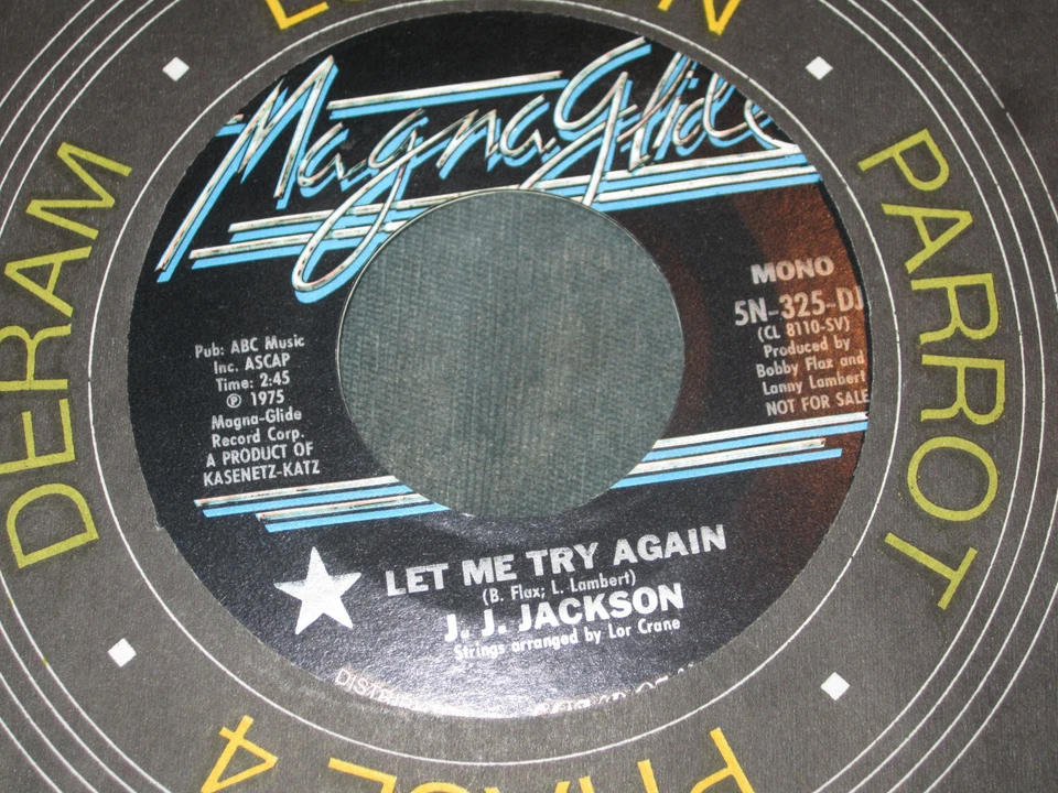 J.J. Jackson 'Let Me Try Again' PROMO 45 Mono/Stereo - Image 1 of 1