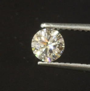 Diamante brillante redondo certificado GIA .41ct I1 I Natural Estate - Imagen 1 de 8
