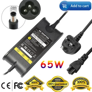 Replacement For Dell Latitude 3190 2-in-1 65W AC Adapter Charger Power Supply UK - Picture 1 of 10