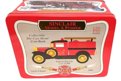 1/25 FIRE ENGINE SINCLAIR MODEL A PUMPER , die cast - Image 1 of 4