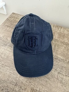 NWT Tommy Hilfiger Men's TH Logo Adjustable Baseball Cap One Size Navy - Picture 1 of 5