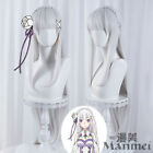 Anime Re:Life in a different world from zero Emilia Wig Hair Lolita Hairpieces