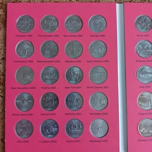 USA Coins Statehood Quarter Collection 1999-2008 Complete / 50 coins - Picture 1 of 5