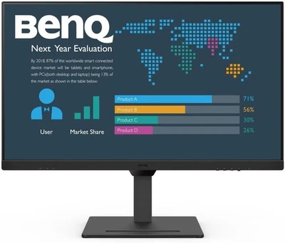 BenQ BL2490 23.8" FHD 1080p LED Monitor 100Hz 5ms HDMI DisplayPort Anti-glare - Image 1 of 4